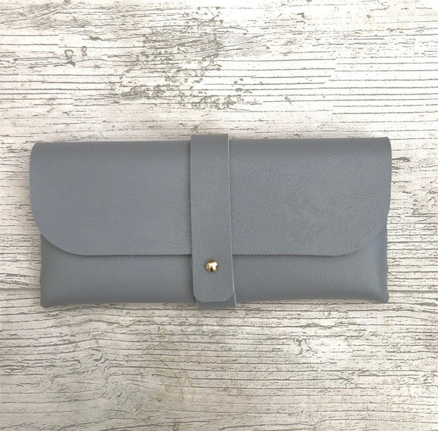 Personalized Faux Leather Glasses Case with Initials